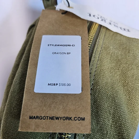 Margot Grayson Olive Green Backpack